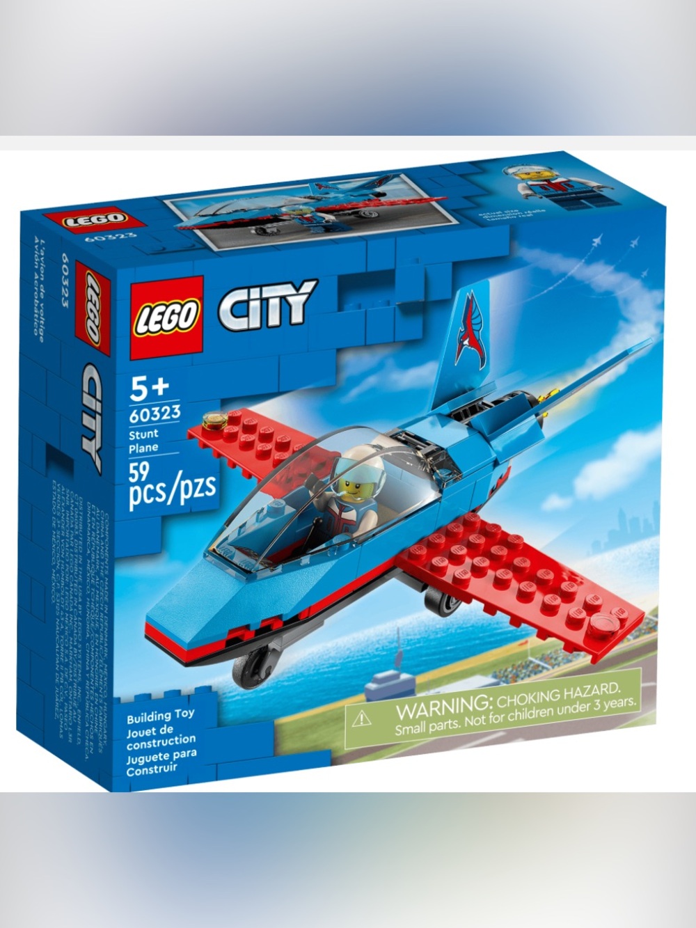 Lego Stunt Plane 60323 Retired Set NEW In Sealed Box